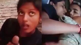 Cute Desi girl blowjob dekar chud gayi