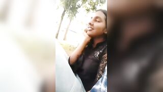 Park mein desi girl Anjali blowjob deti hui